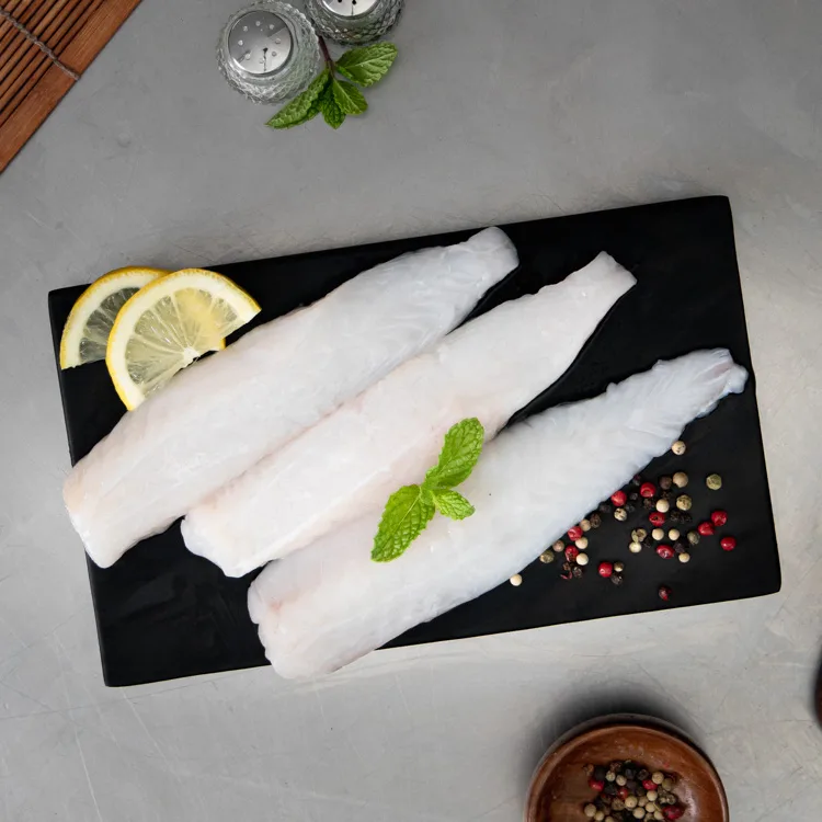 Frozen hake fillets