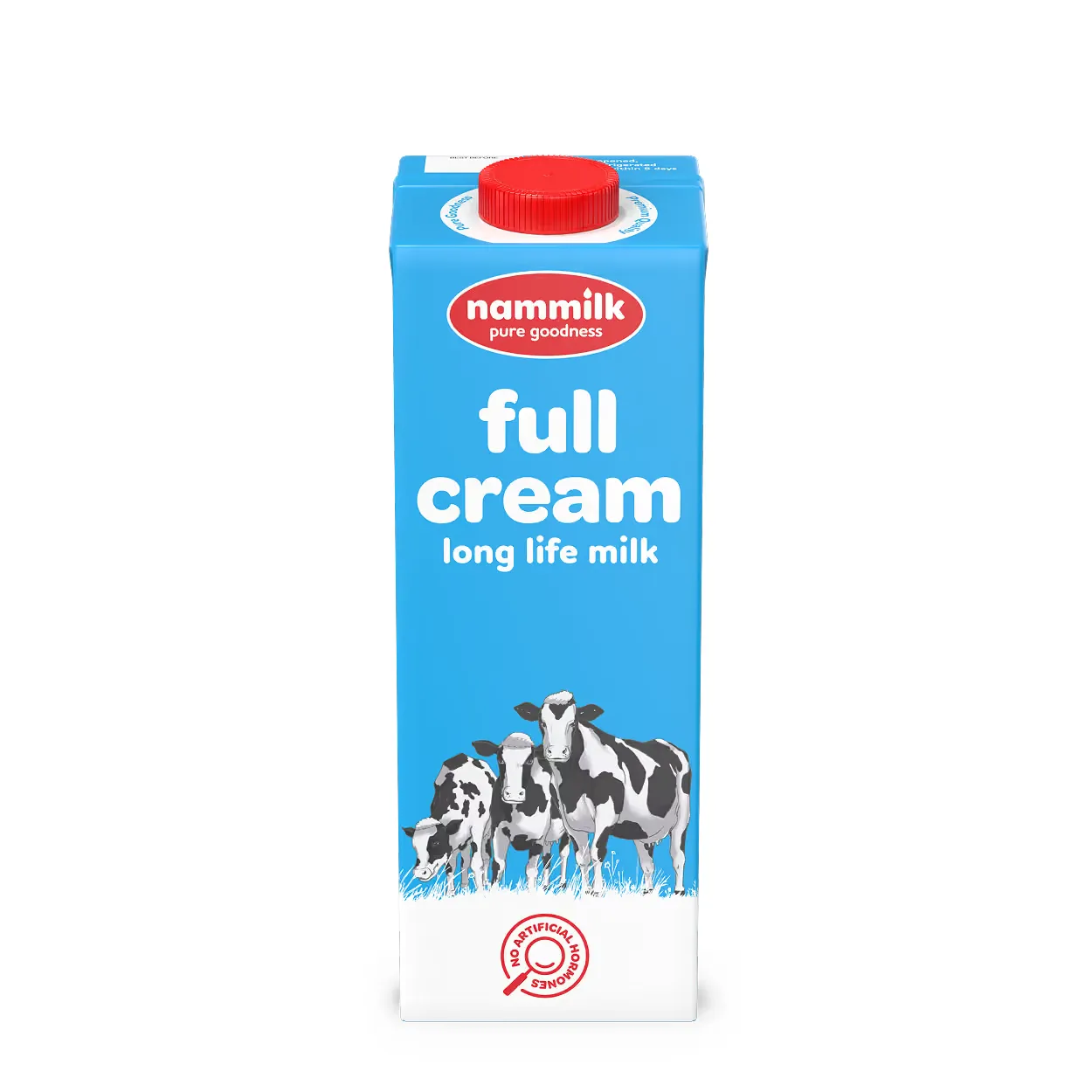 Nammilk long life full cream milk, 1 L