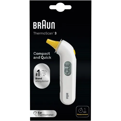 Braun ThermoScan 3 ear thermometer IRT3030