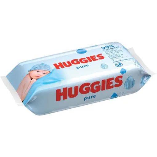 Huggies Pure baby wipes, 56