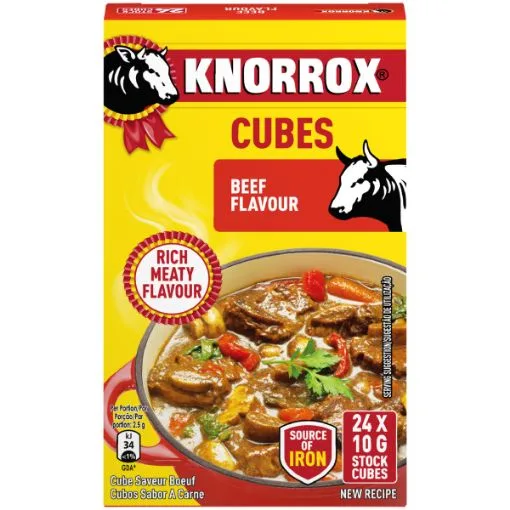 Knorrox beef stock cubes, 24