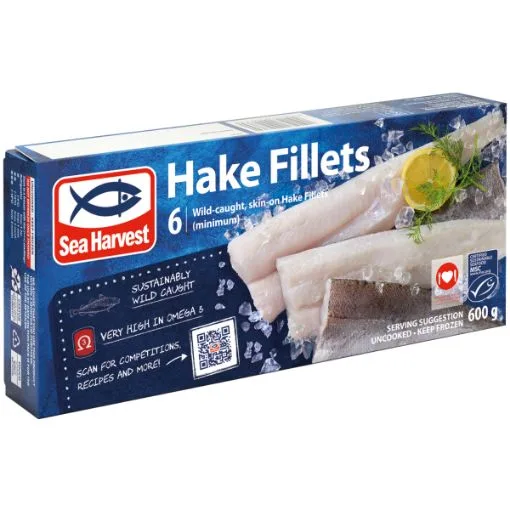 Sea Harvest hake fillets 600 g