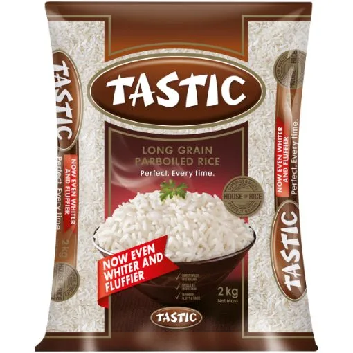Tastic long grain parboiled rice 2 kg