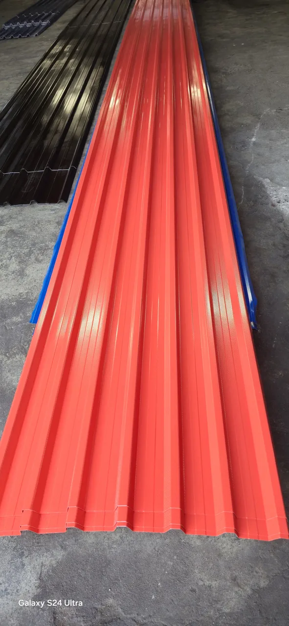 Aluminium longspan roofing sheet, 0.55 mm caliper grade