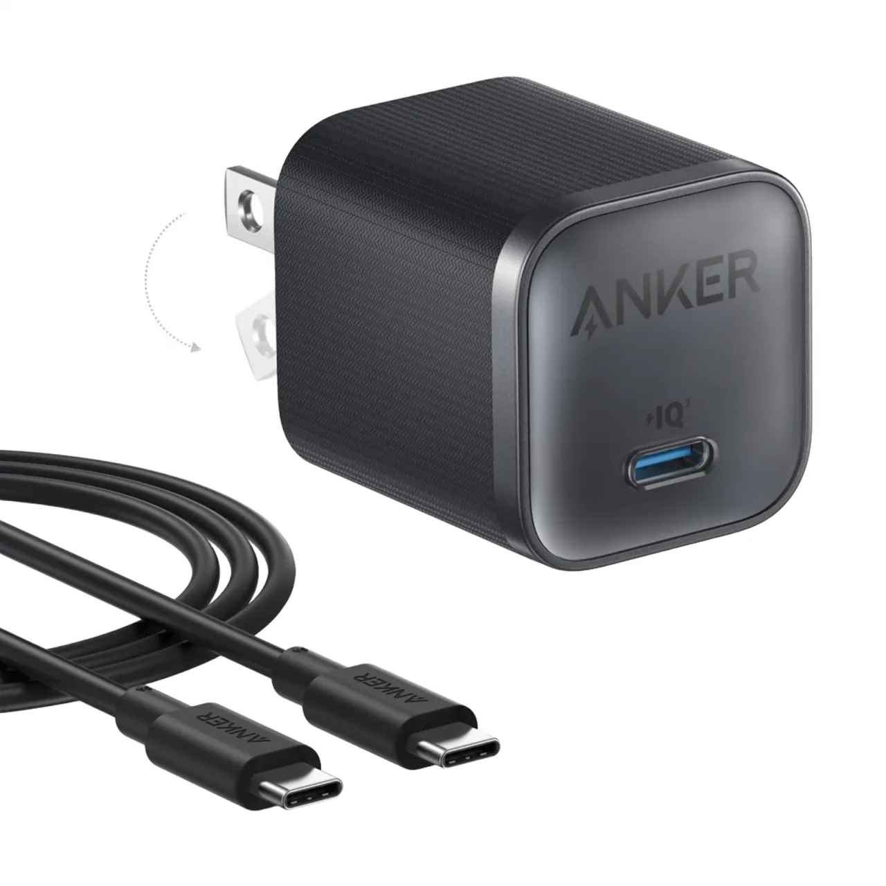 Anker Nano 45 W USB-C charger with cable