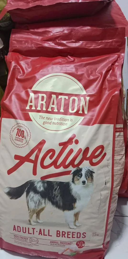 Araton Active adult dog food, 15 kg