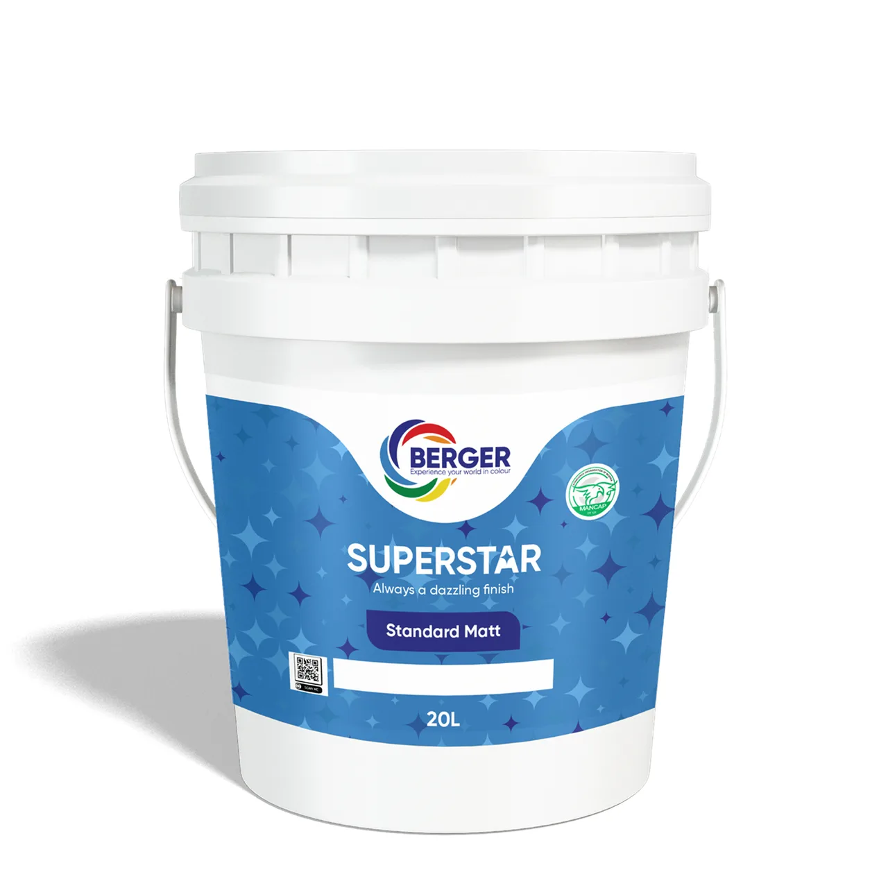 Berger Superstar Standard Matt emulsion 20 L, white