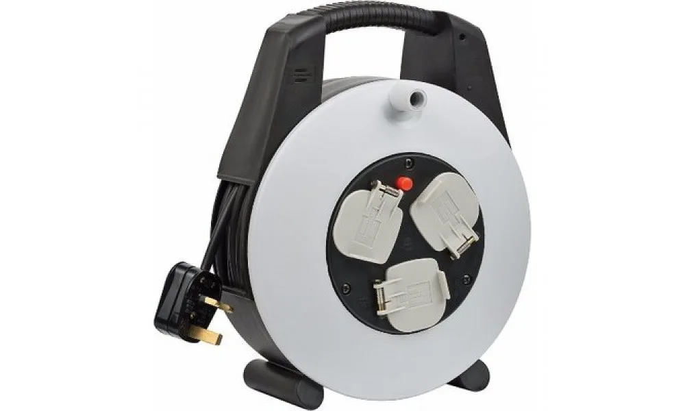 Brennenstuhl Vario Line cable reel 10 m, 3-way
