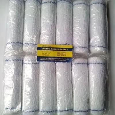 Elastic crepe bandage 6 inch, 12 rolls