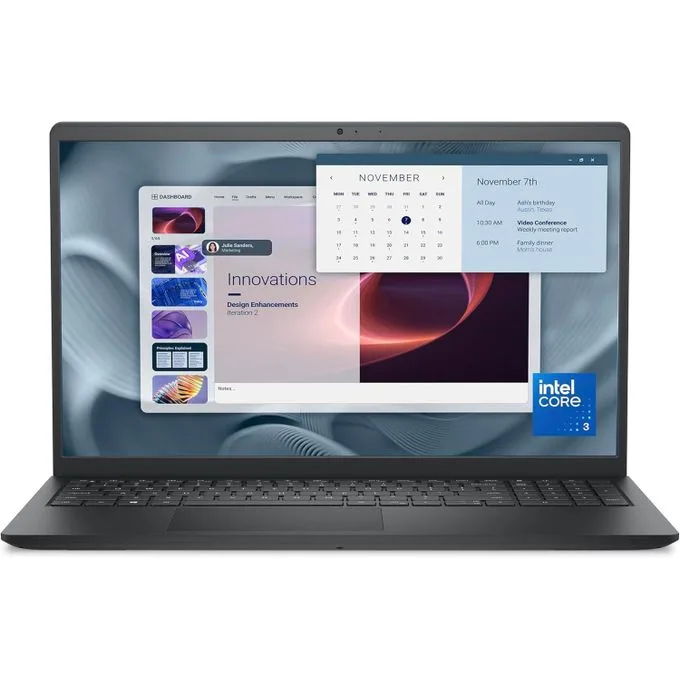Dell Pro 15 Essential, Core 3 100U, 8 GB, 512 GB SSD