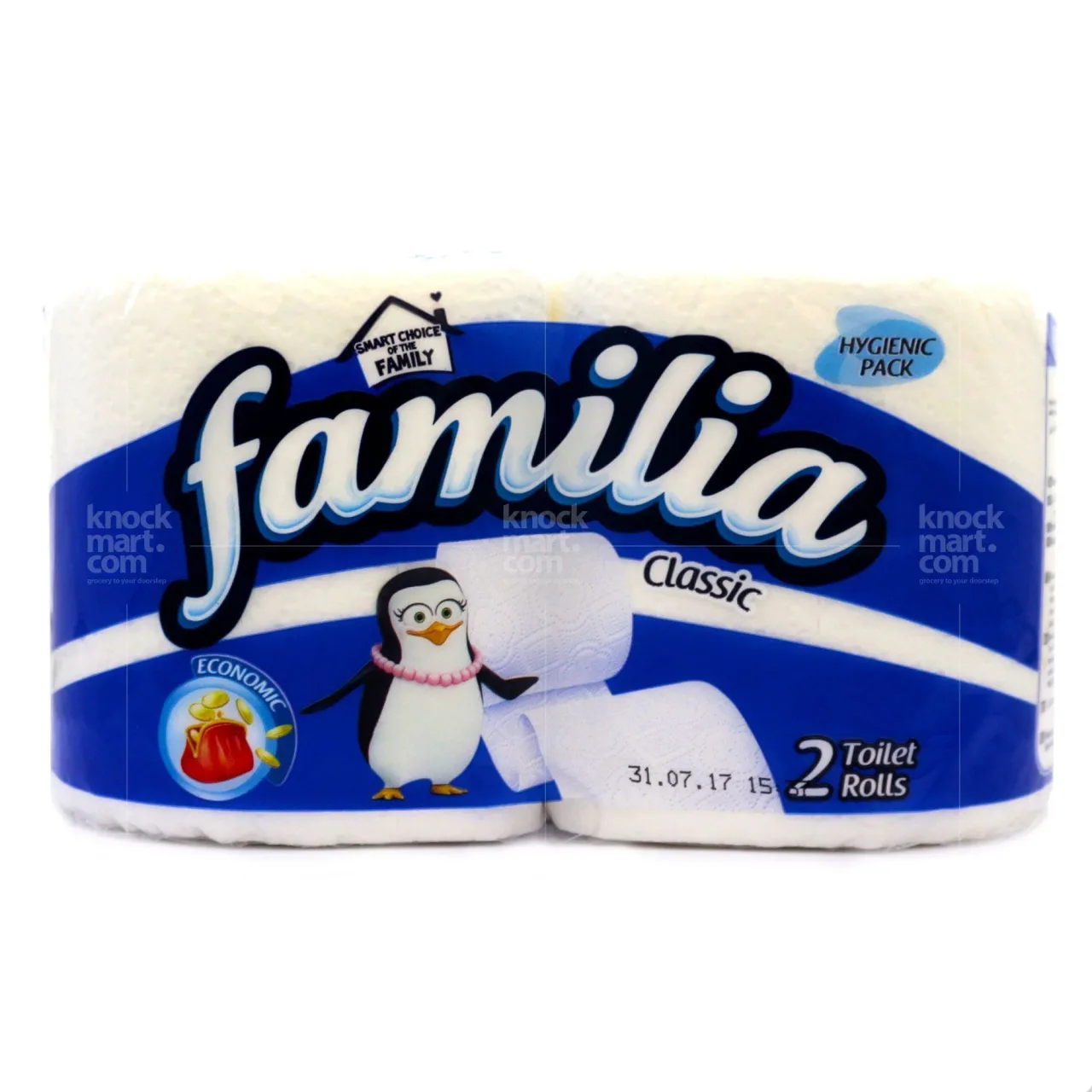 Familia classic toilet tissue, 2-ply, twin pack