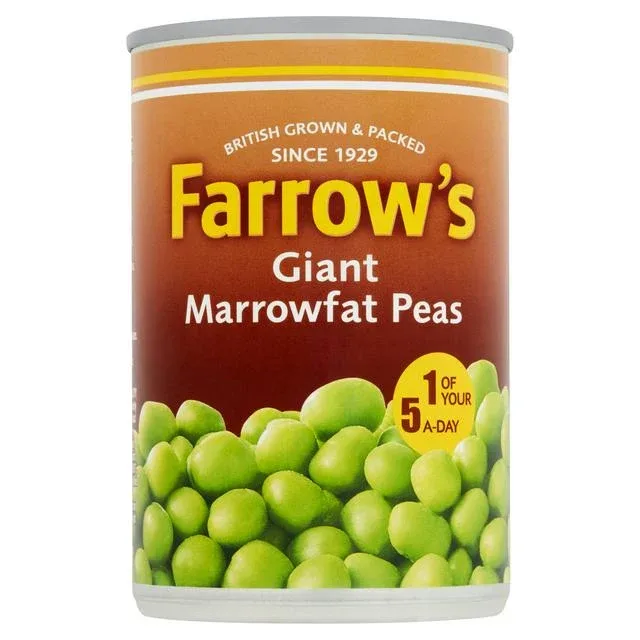 Farrow processed peas, 180 g