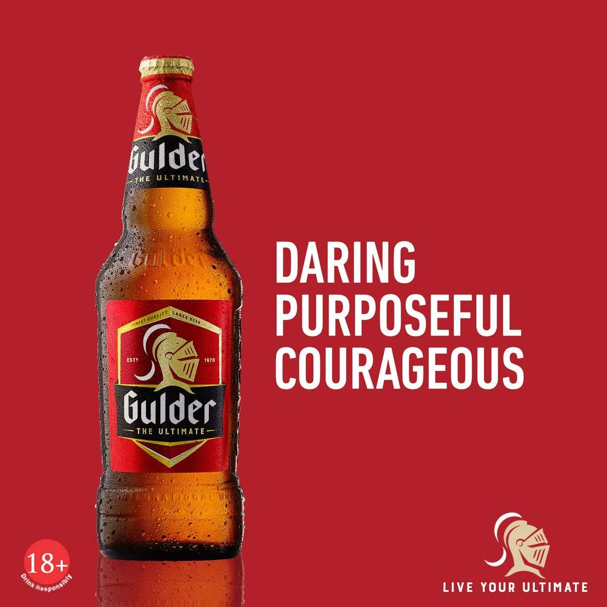 Gulder lager, 60 cl bottle
