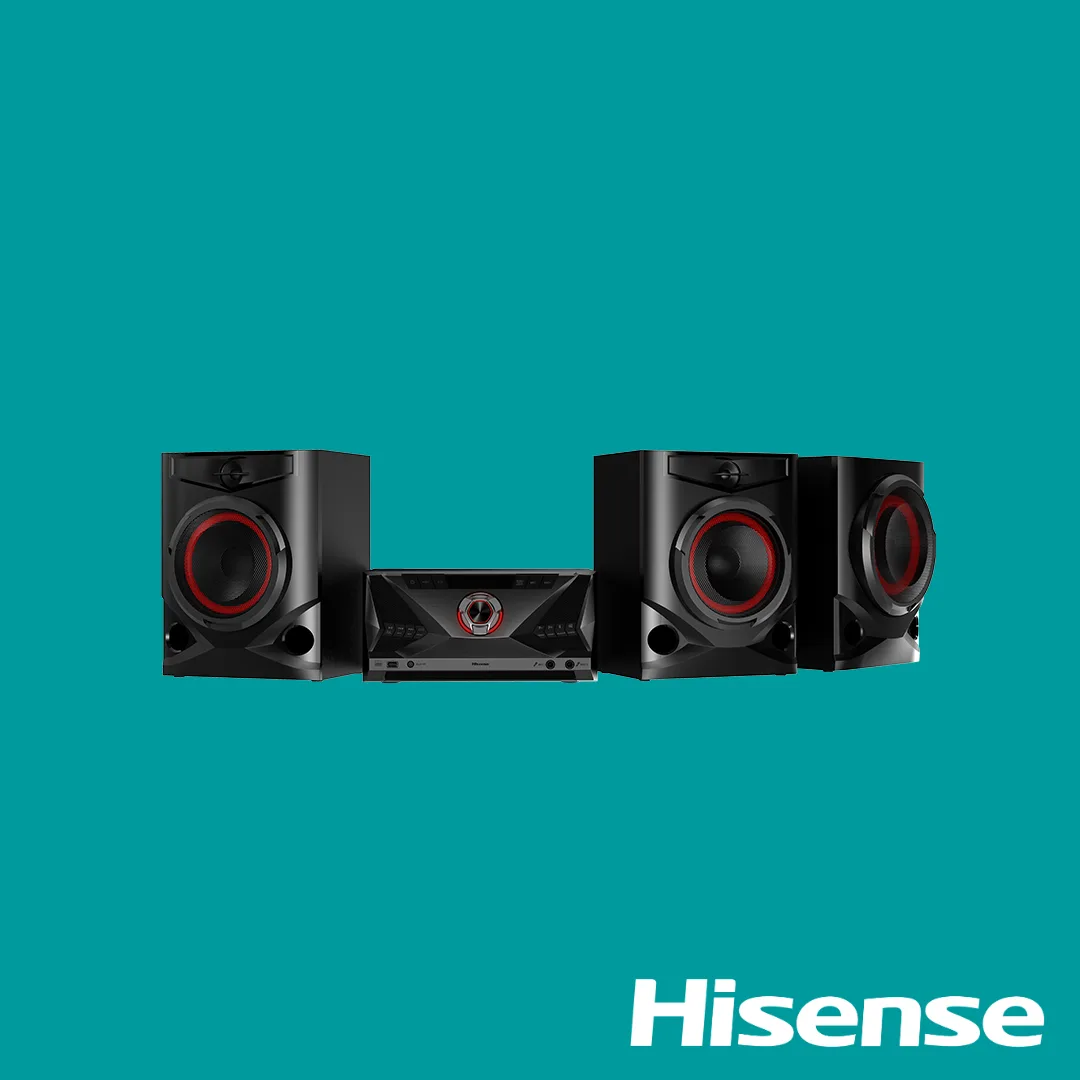 Hisense HA700 mini hi-fi with FM radio, 810 W