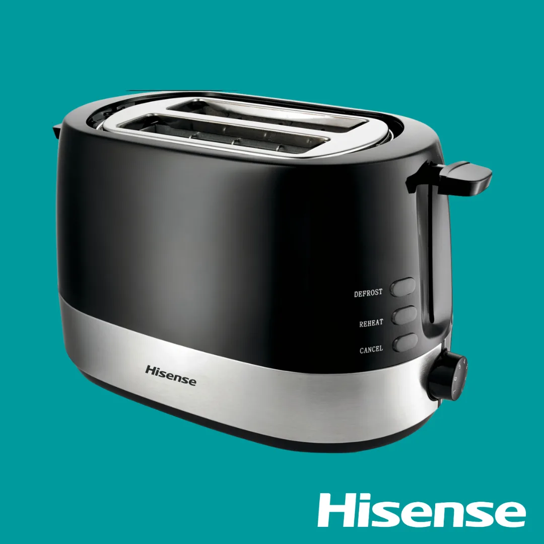 Hisense 2-slice toaster, 850 W (T850XG)