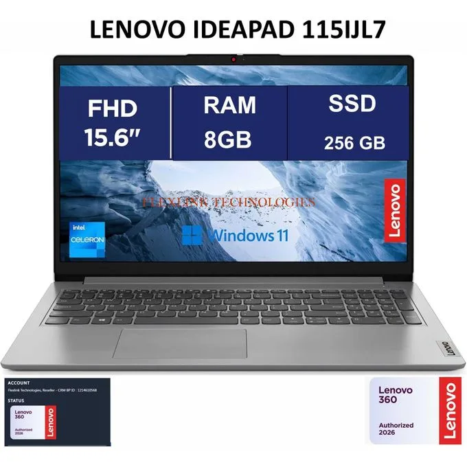 Lenovo IdeaPad 1 15.6-inch, Celeron N4500, 8 GB, 256 GB SSD