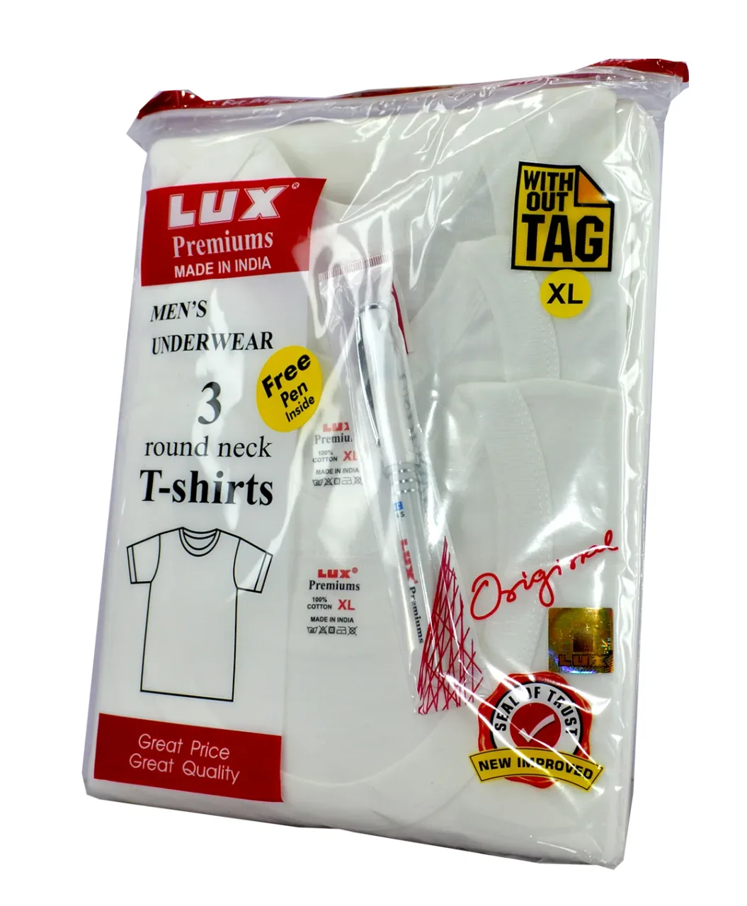 Lux Cozi Premium round-neck T-shirt