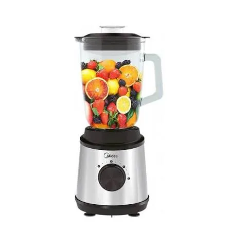 Midea 1.5 L glass-jar blender, 800 W (MJ-BL6006W)
