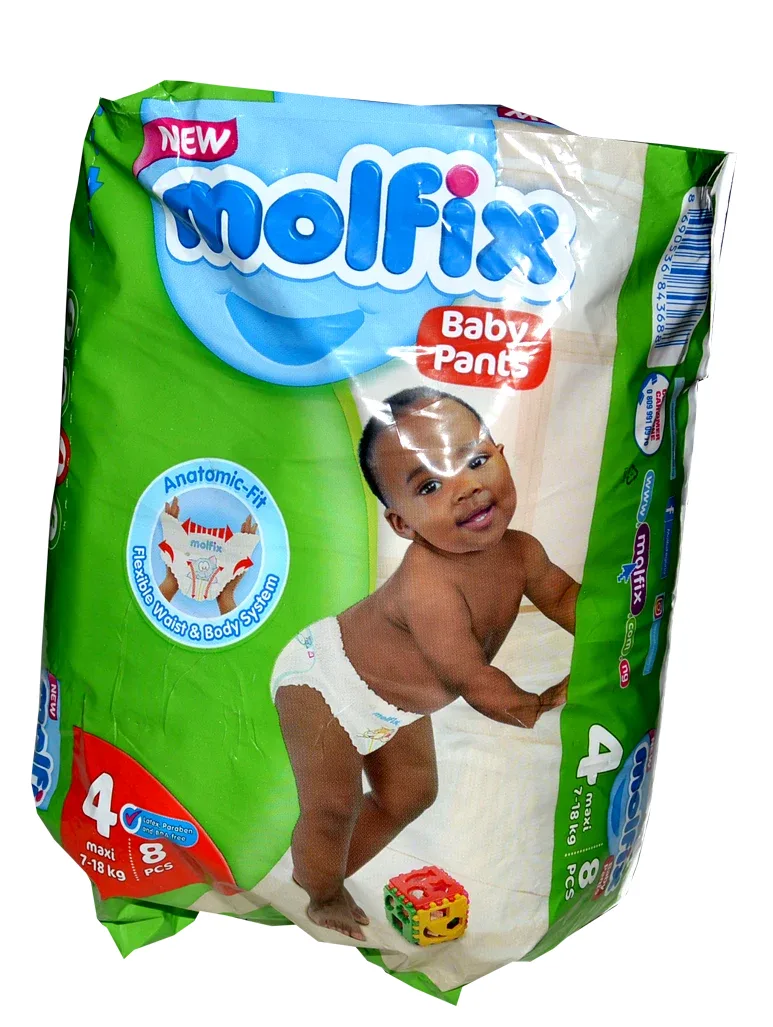 Molfix baby pants, maxi size 4