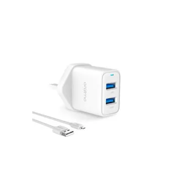 Oraimo dual-port USB charger with micro-USB cable
