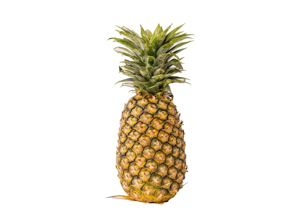 Pineapple, semi-ripe, medium