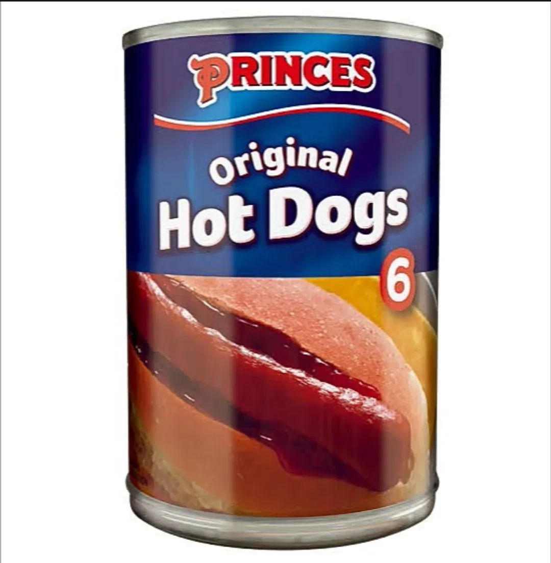 Princes hot dog sausages, 400 g