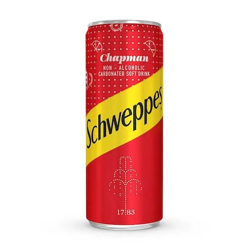 Schweppes Chapman, 33 cl can