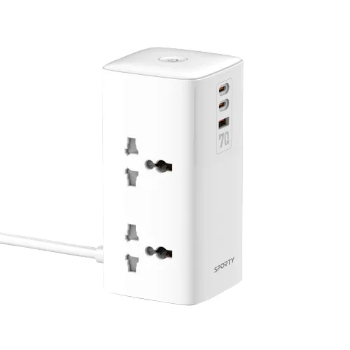 Sporty SC4383 tower extension with 70 W USB charging