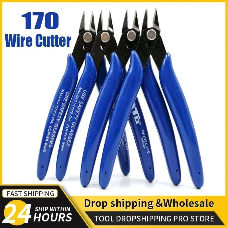 Side-cutting pliers (wire cutter), 170 mm