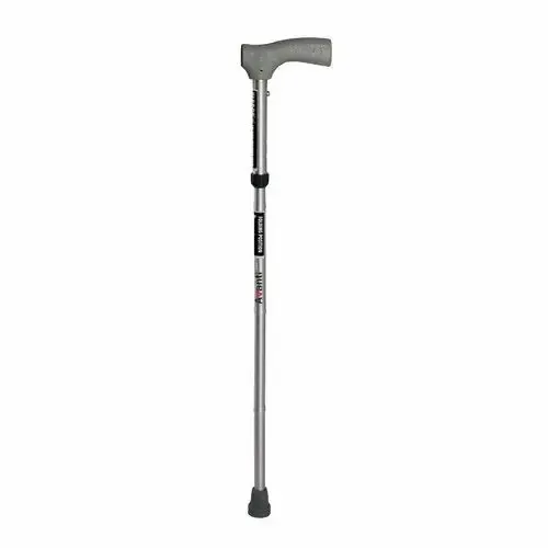 Adjustable aluminium walking cane