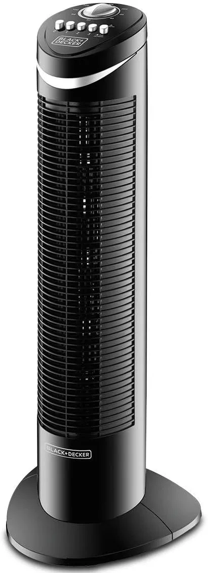 Black+Decker tower fan with timer TF50-B5