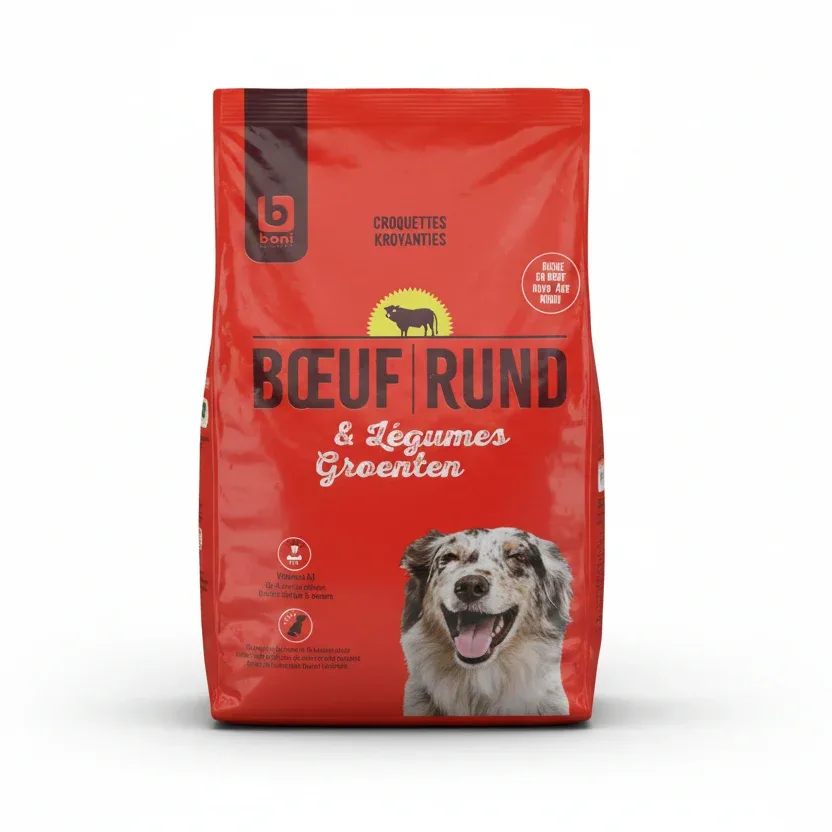 Boni Selection dry dog food, beef and vegetables 10 kg
