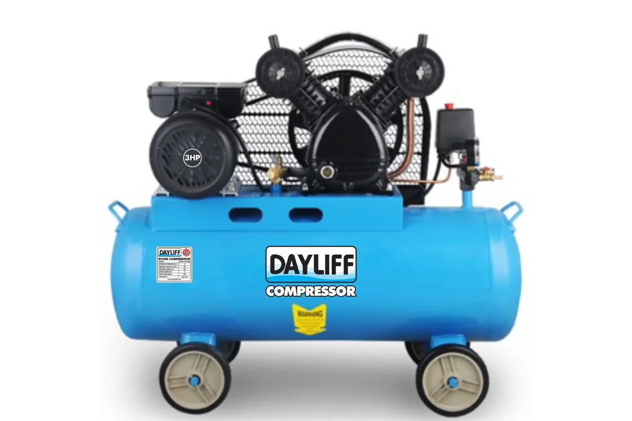 Dayliff DCOM120/100E belt-drive compressor 100 L, 1.5 kW