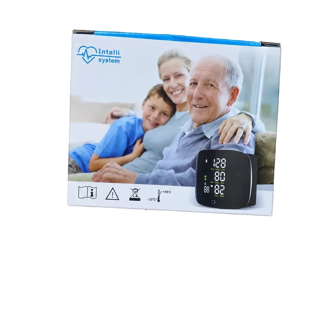 Digital wrist blood pressure monitor