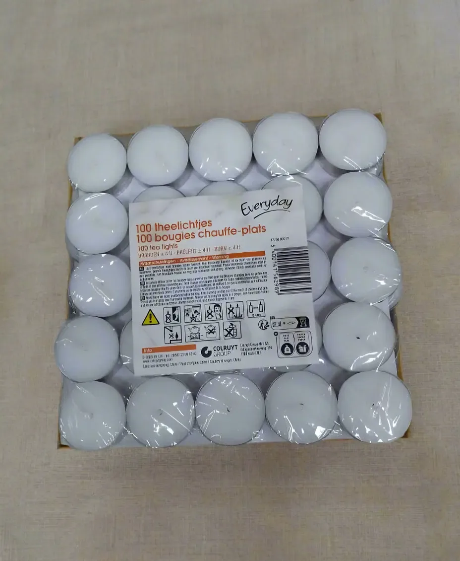 Everyday Tea Light Candles, pack of 100