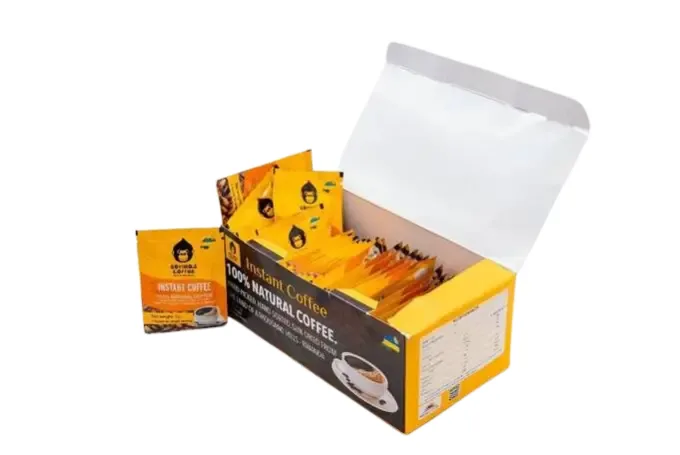 Café soluble Gorilla’s Coffee, 50 sachets de 2 g
