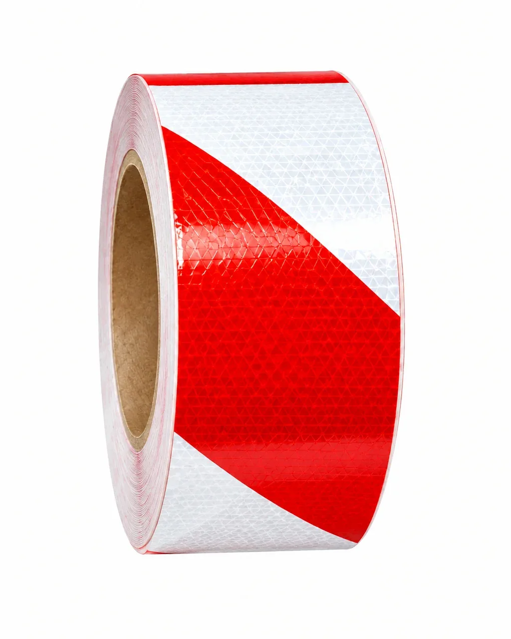 Red and white hazard barrier tape, 200 m roll