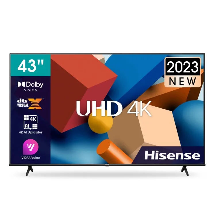 Hisense 43-inch 4K UHD VIDAA smart TV 43A6K
