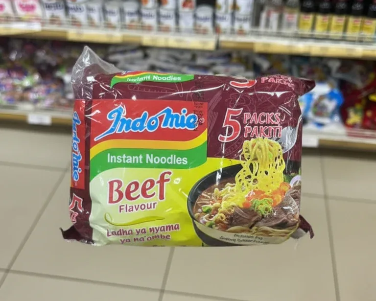 Indomie Beef Instant Noodles, 5 x 70 g
