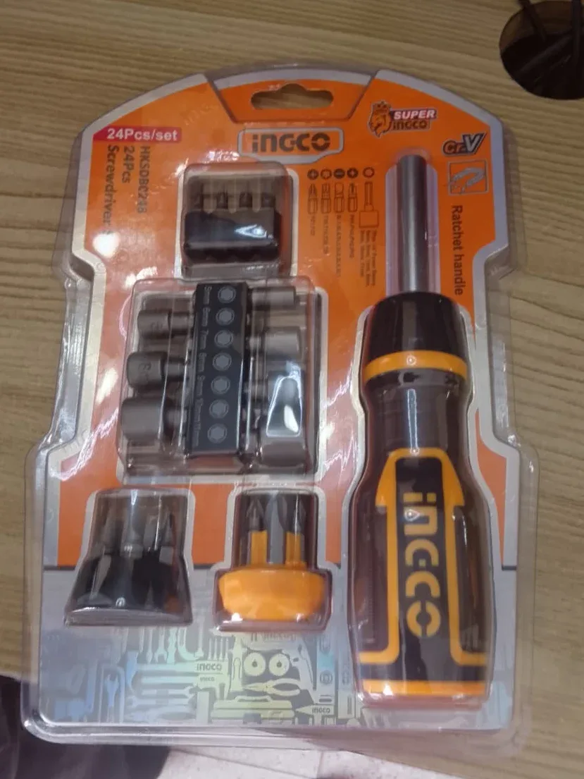 Ingco 24-in-1 Ratchet Screwdriver Set