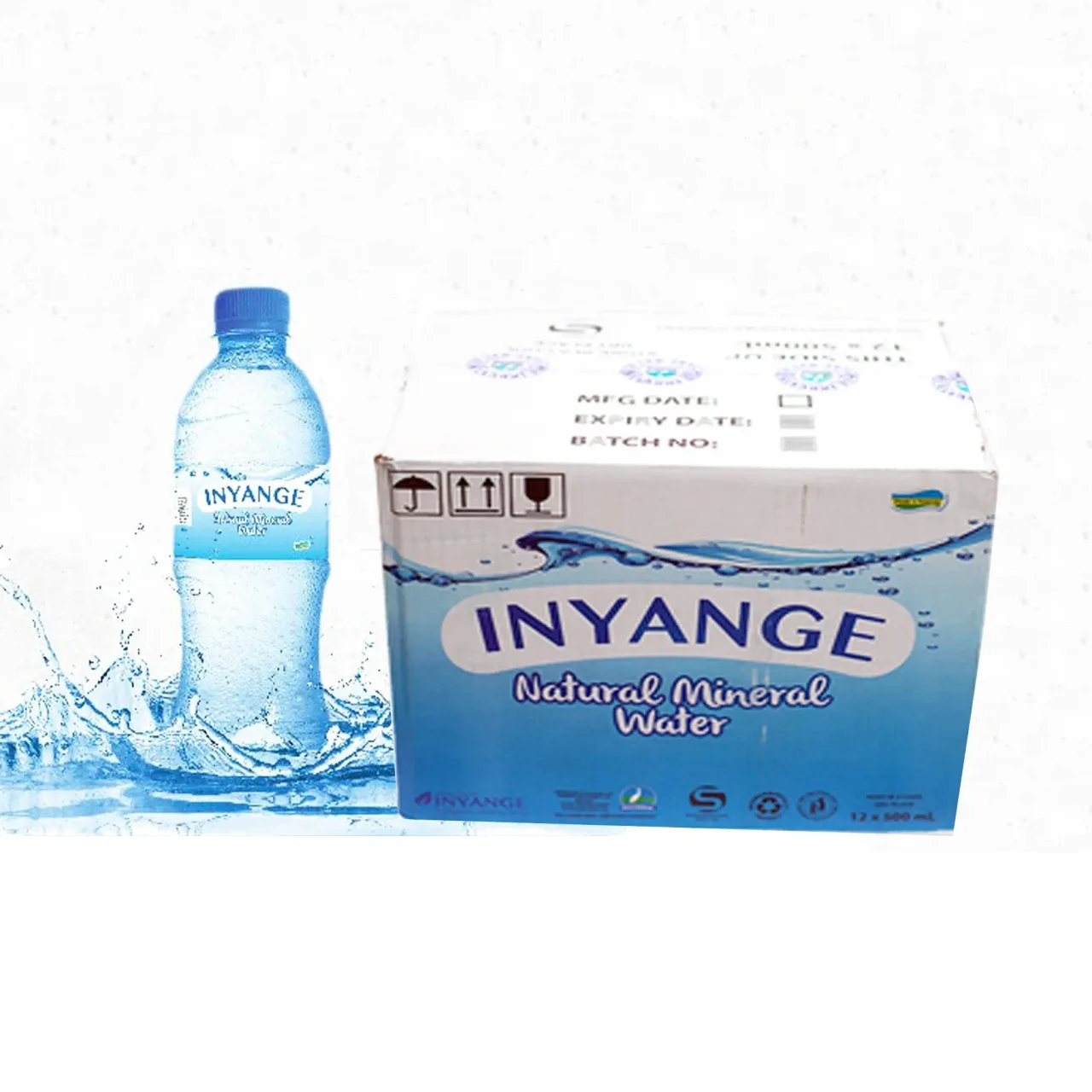 Inyange Drinking Water 500 ml, pack of 12