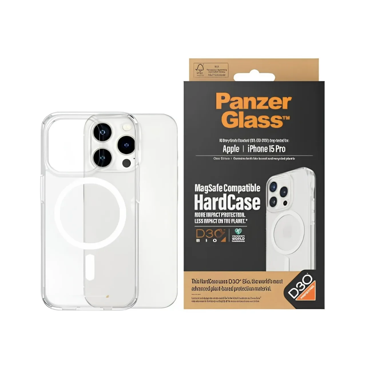 PanzerGlass HardCase MagSafe with D3O for iPhone 15 Pro