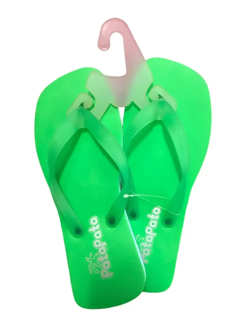 Patapata tongs mixtes en caoutchouc, vertes