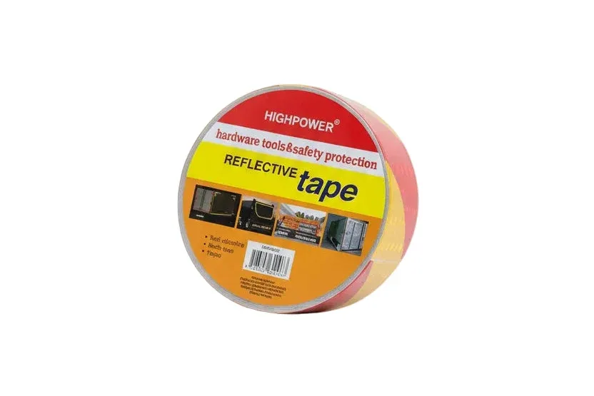 Self-adhesive reflective safety tape