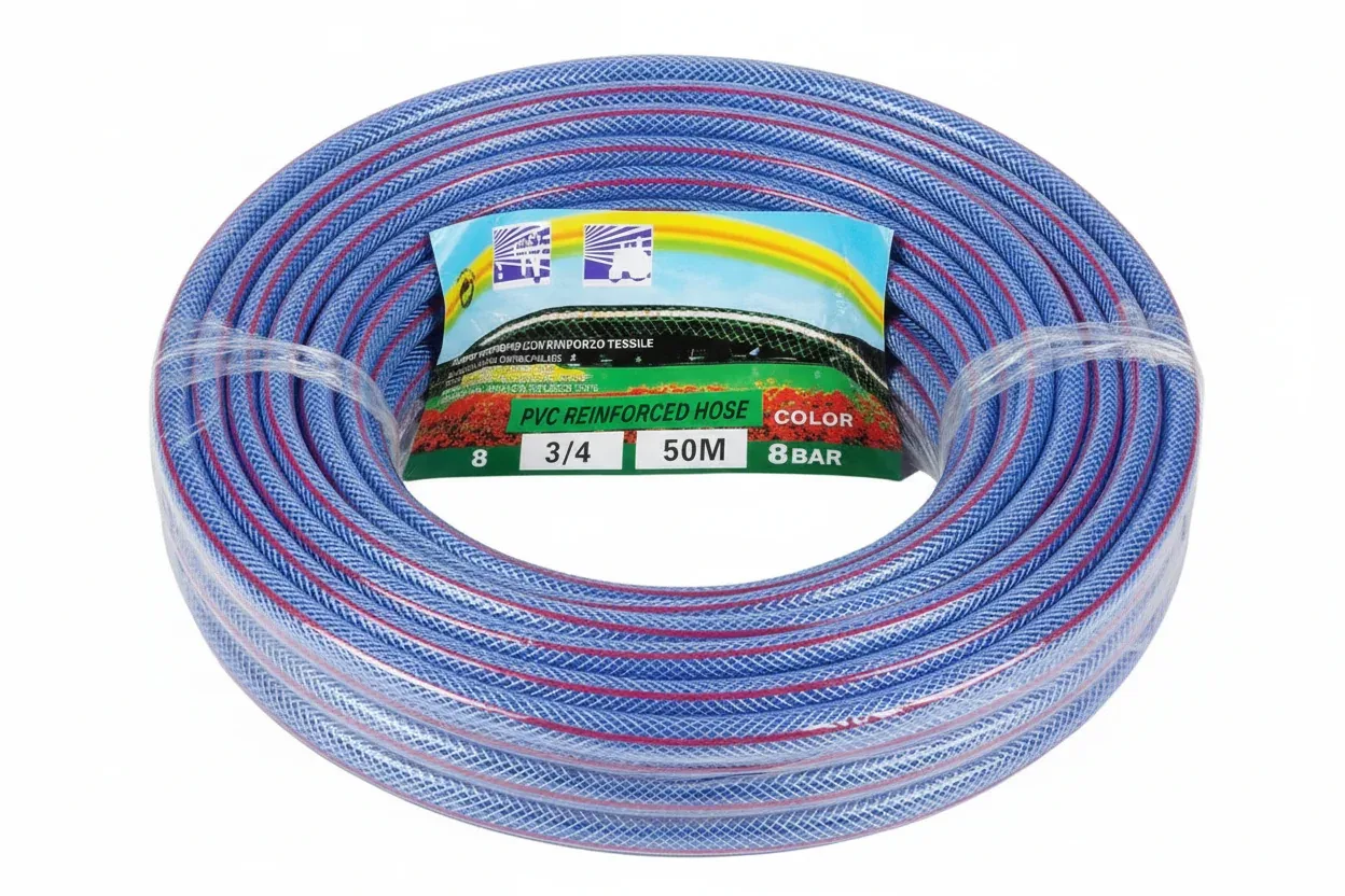 Reinforced PVC garden hose ¾-inch, 50 m