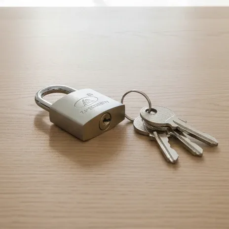 Small Padlock with Keys