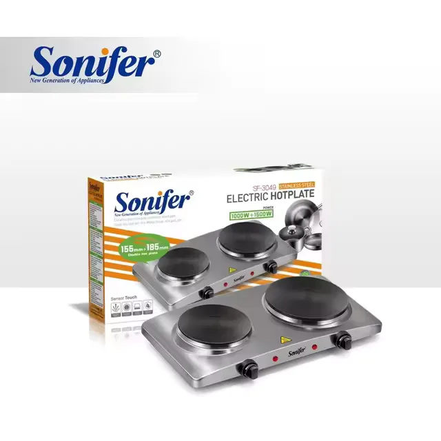 Sonifer stainless steel double hot plate SF-3049