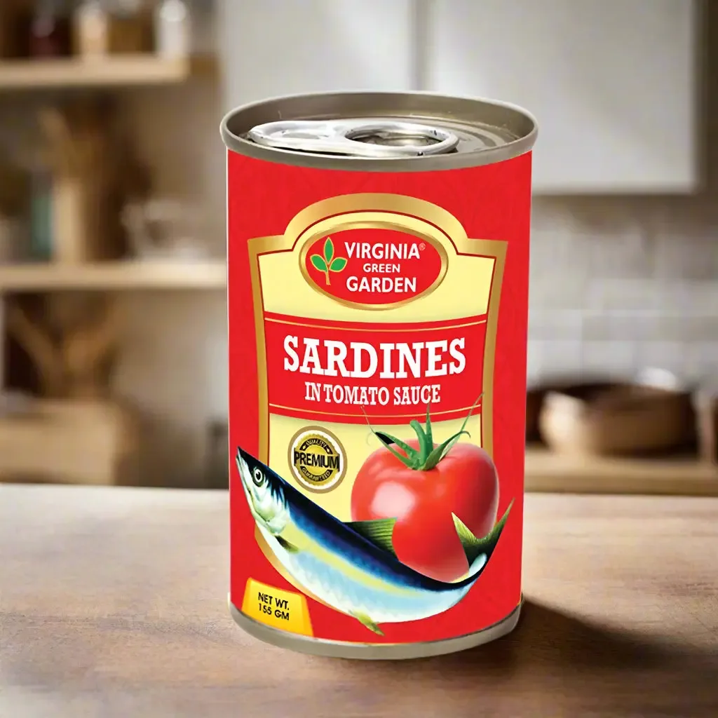 Virginia Green Garden Sardines in Tomato Sauce 155 g