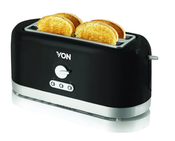 VON 4-slice long-slot toaster VSTP04MVK