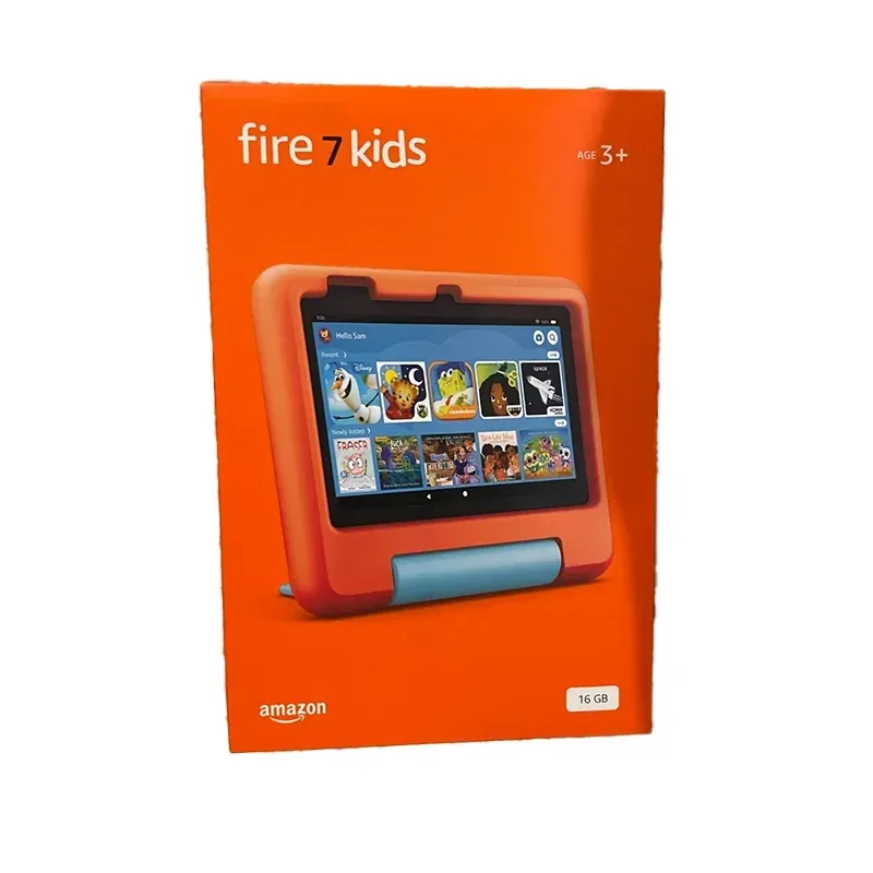 Amazon Fire 7 Kids tablet with kid-proof case